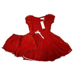 NWT Well Dressed Wolf Rustic Holiday Basics Innocent Dress Set Size 8
